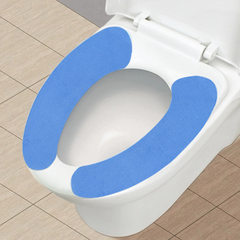 Universal paste toilet cushion, waterproof toilet, toilet ring, toilet bowl, toilet seat (10 pairs)