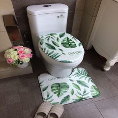 Green leaves toilet mat mat mat toilet water u bathroom mat. Green leaves (combinations)
