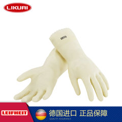 German quick rubber gloves, washing dishes, household gloves, waterproof rubber, laundry gloves, thin gloves, kitchen durability S white