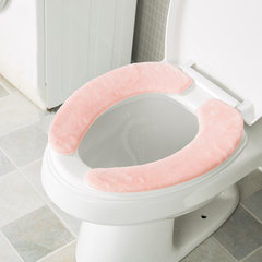 Japanese and artisan toilet seat cushions add Plush thickening winter toilet cushion washable toilet seat gasket Blue thickening