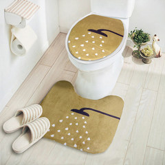 Simple European style toilet mat mat mat toilet water u bathroom mat. Shower (combination)