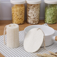 The kitchen clean natural loofah wash the dishes after brushing 100 clean cloth brush pot artifact oil loofah cloth Towel gourd pot bowl brush 1 pieces
