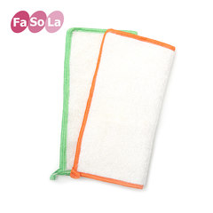Japan Fasola bamboo fiber dish towel, dishcloth without oil, double thickening water absorption, dish washing cloth, kitchen cloth Mix two colors