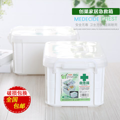 Large family medicine box multi household plastic children kit medical first-aid medicines containing health care box Picture money