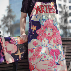 Twelve constellation sleeveless cloth Home Furnishing trend couple Kitchen Apron apron chef cooking and baking. Aries
