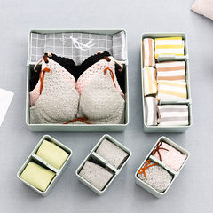 Creative Japanese wardrobe, underwear multi use storage box, drawer type household underwear, socks, bra storage box, storage box white