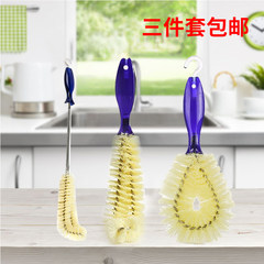 Japan KM cup brush cleaning brush, long handle cup brush, kitchen wash pan brush, hot kettle brush cup, brush glass insulation