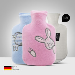Germany imported Fashy cartoon children PVC water filling water jacket hot water bag warm water bag 6505 0.8L Pink Rabbit