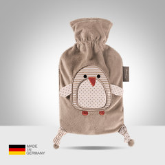 Germany imported Fashy cartoon jacket hot water bag hand warmer warm water bag 6513 bags of mail 0.8L Cute Cartoon Penguin