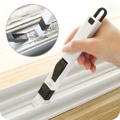 The window window groove groove cleaning brush screen cleaning tool mini slot with a small brush brush dustpan slot