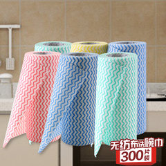 Every day special price, 6 rolls of disposable cloth, non-woven fabric kitchen, household cleaning towel, dishcloth cloth, brush bowl cloth yellow