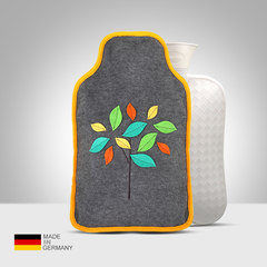 Germany imported FASHY filling water jacket design leaves hot water bag warm water bag warm bag 67206 2L Design of Fashy leaves imported from Germany