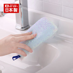 MARNA Japan imported color silk bathroom, clean sponge, Magic Eraser, 100 clean cloth, wall cleaning, magic decontamination brush Pink