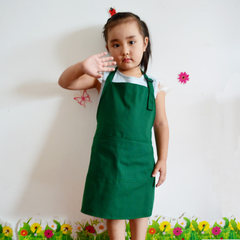New canvas children's aprons, men and women kindergarten, painting clothes, anti pollution aprons custom print logo 88012 White 400ml