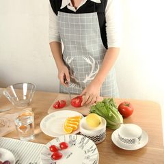 All cotton Nordic wind, English antlers, men's and women's aprons, Japanese and Korean style small, fresh and creative home appliances, high power grid