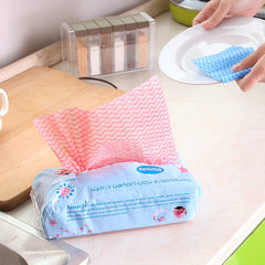 Disposable cloths lint absorbent non-woven kitchen removable oil washing towel disposable wipes 80 pumping
