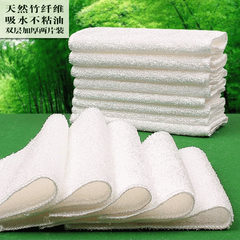 Bamboo fiber clean dishcloth stainless steel oil decontamination brush towel wipe bowl Korean kitchen cleaning cloth