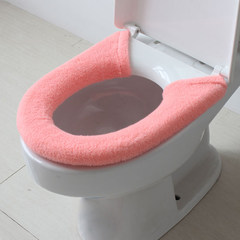 Outer toilet bowl, big thickness button, toilet seat, universal toilet seat ring, square toilet pad Color random delivery, buy 2 to send 1