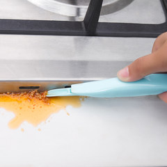 厨房煤气灶台去污双头刮刀 缝隙污渍去污铲刮 开罐器 颜色随机