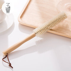 Zi Lan home style Japanese cup brush, bottle brush, log, environmental protection long handle brush