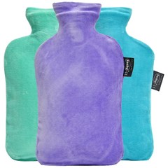 Germany imported hot water bag and washable flannel waist set warm stomach warm house green no smell of water filling hot water bag 6712-56 elegant purple