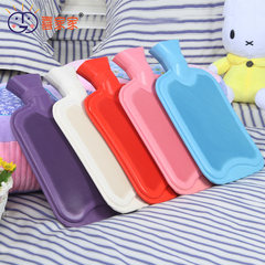 Hot water bag filling large warm water bag bag filled plumbing thickened rubber explosion-proof Nuangong feet warmer winter warm hands Light grey
