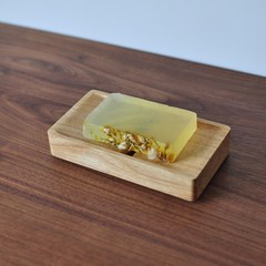 【皂盒】 实木质香皂碟 日式浴室沥水创意肥皂架 自然和家