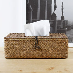 Loft49shop store rectangular aquatic paper towel box / tissue box Rectangular aquatic paper towel box - natural color
