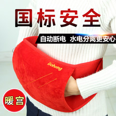Hot water bag charging Po explosion-proof automatic power-off for pregnant women warm baby plush adult safety belt warm house Red belt + hot water bag
