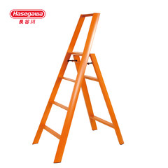 Japanese Kyohko Hasegawa aluminum alloy ladder / household handrail ladder / folding ladder / miter ladder / shooting stool ML-4 ML-4 (Orange)