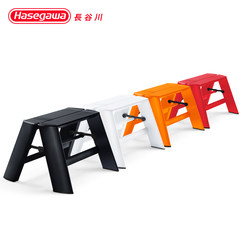 Japanese Kyohko Hasegawa aluminum alloy ladder / home folding stool / baking color herringbone ladder /lucano ML-1 ML-1 white (1 steps /0.24 meters)