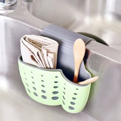The micro nano story sink drain basket hanging basket bathroom shelf creative fashion kitchen double hanging storage basket white