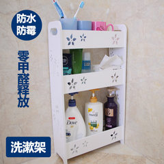 Bathroom, bathroom rack, cosmetic toilet, waterproof storage box, washing table, corner wash table, multi shelf Please compare the size of the purchase
