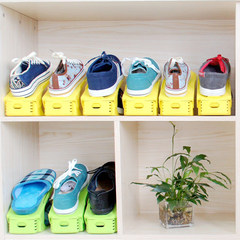 Special offer every day Jiabao shoe rack shelf collection nano powder shoe plastic storage rack creative living room Mix 8 colors