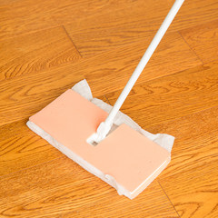 Lightweight design of flat mop with light weight square and rotatable telescopic handle exported to Japan