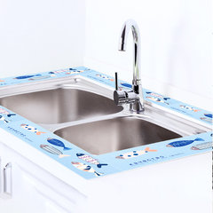 [daily price] 4 sets of sink kitchen, wash basin, moisture absorption kitchen washing table self-adhesive waterproof paste The underwater world 4