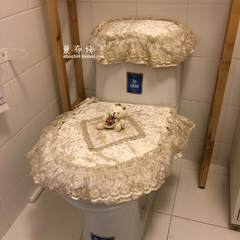 European toilet toilet toilet seat U - ring cover all Zuobian sets of three sets of special offer luxurious velvet Golden velvet