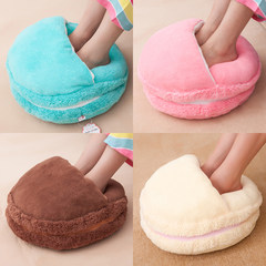 [] every day special offer Macarons warm foot feet warmer water bag water heating foot cover design Baby blue warm feet + hot kettle