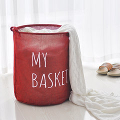 Large candy color cute dirty clothes basket dirty clothes basket clothing storage basket basket sundries folding laundry basket white