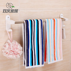 Bathroom no trace suction cup towel rack, stainless steel towel rod suction wall toilet, single pole towel hanger free punching