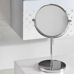 Mirror, makeup mirror, Princess mirror, desk top desk, modern simple European style, super large dressing mirror 8 inches / classic /20 cm in diameter