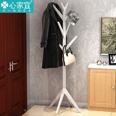 Natural home, natural pine tree coat rack, floor hanger, modern simple home style tree coat rack white