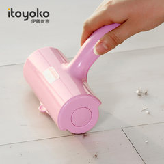 Japanese fasola dust collection drum, dust stick brush, domestic student dormitory can tear wool stick Pink sticky roll