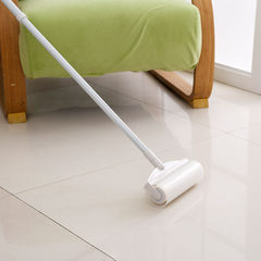 The lazy lengthened telescoping floor sticky hair sticky dust catcher dust mop sheepskin drum stick tear type dust sticking device