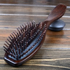 Head massage comb plate comb hair comb anti-static bag cushion ebony comb comb Ebony airbag massage comb