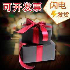 Christmas gift paper Black Christmas gift box gift gift high-end display Duitou window display new year A paragraph / each