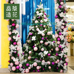 Taiwan Jinghua high-end custom Christmas windows 1.8 meters Christmas tree Christmas decorations set the scene layout Willow (trumpet) single white star