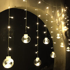 Led star curtain lamp, Christmas decorative lamp, ice bar, string lamp, indoor flash lamp, hot sale High-grade color ball lamp