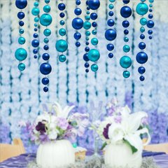 1.2M seven EVA glitter ball on new year Christmas ornaments accessories to decorate with wedding party Gold and silver color