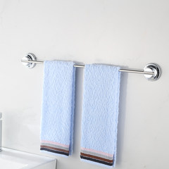 Bath free stainless steel towel rod, hanging rod lengthening toilet, single pole towel rack, bathroom suction cup towel rack [60cm] 1